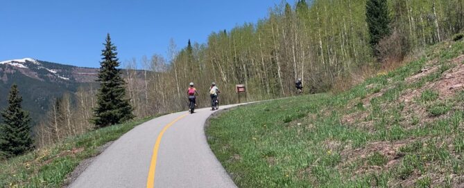 Top of Vail Pass Tour with a Charter Sports bike rental.