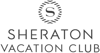 Sheraton Vacation Club logo, representing a hospitality brand associated with quality lodging and vacation experiences in Colorado's outdoor recreational areas.